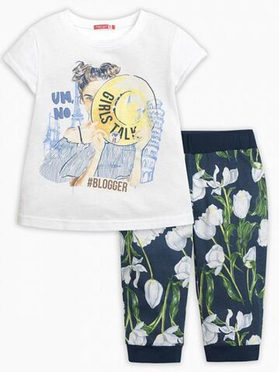 Комплект для девочек (98, Белый) GFATB3111