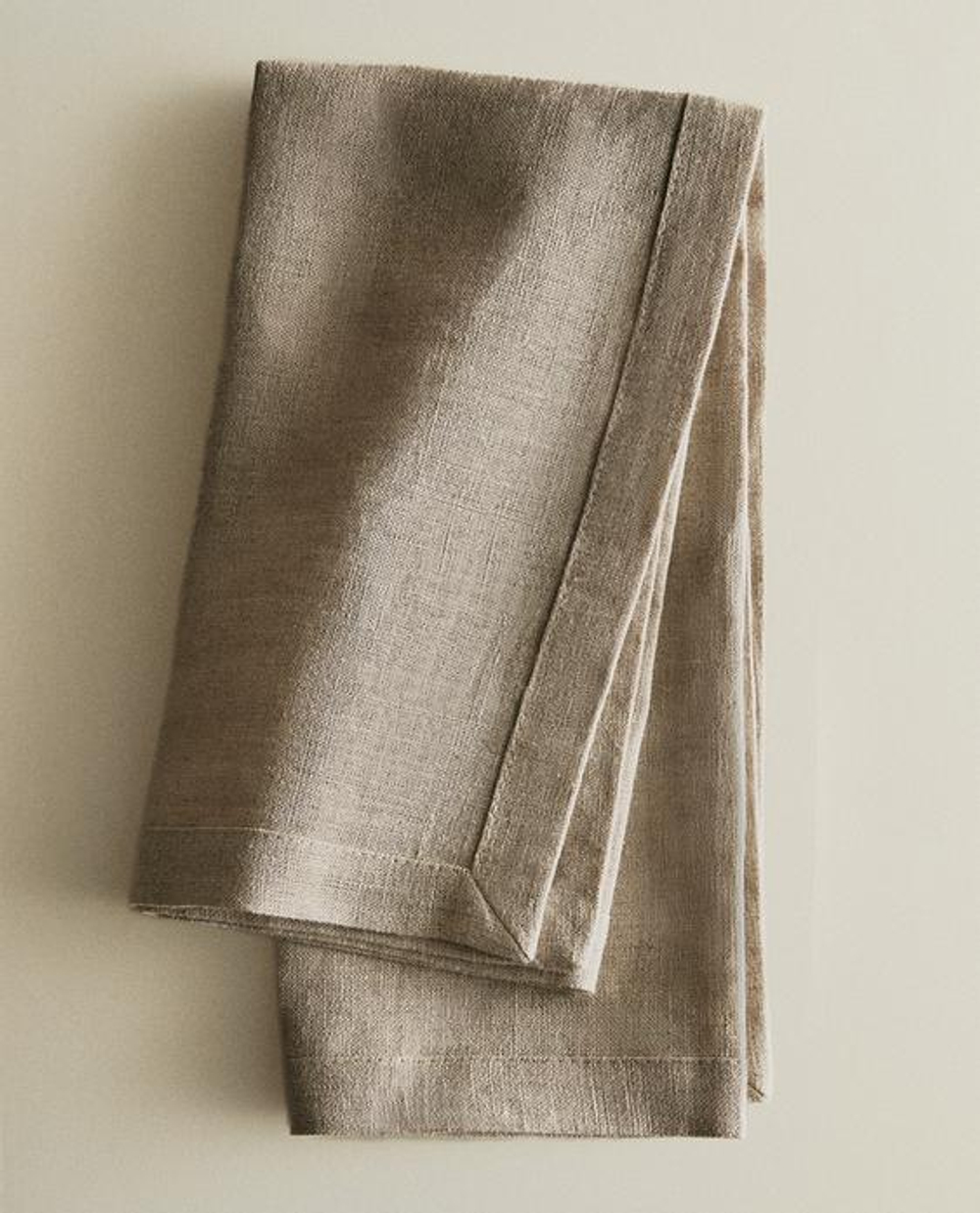 ZARA HOME САЛФЕТКА ИЗО ЛЬНА, СВЕТЛО-БЕЖЕВЫЙ