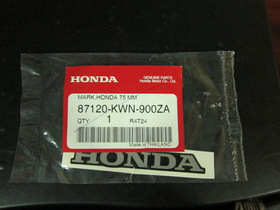 87120-KWN-900ZA. MARK, HONDA (75MM) *TYPE1*