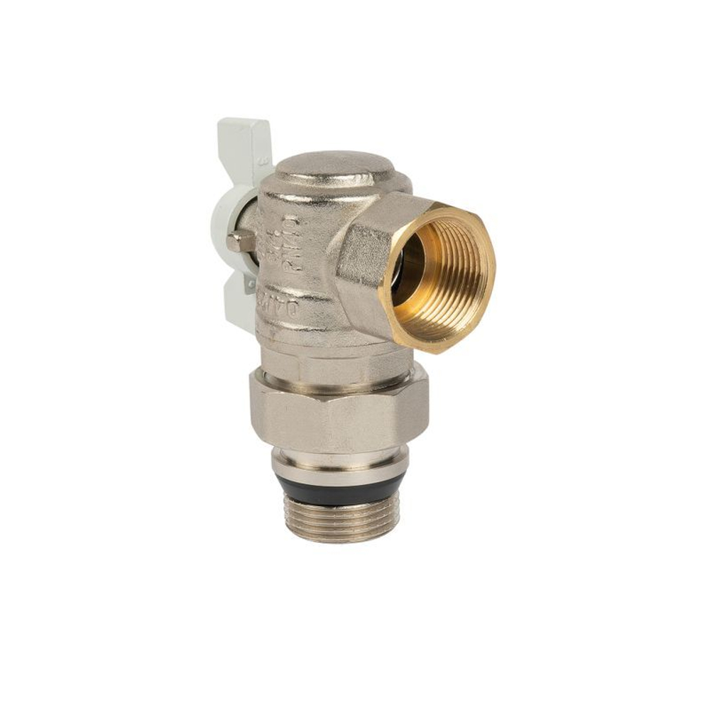 Кран шаровый со сгоном угловой 3/4" американка HLV