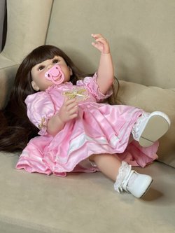 Кукла Реборн виниловая 55см в пакете (FA-272)