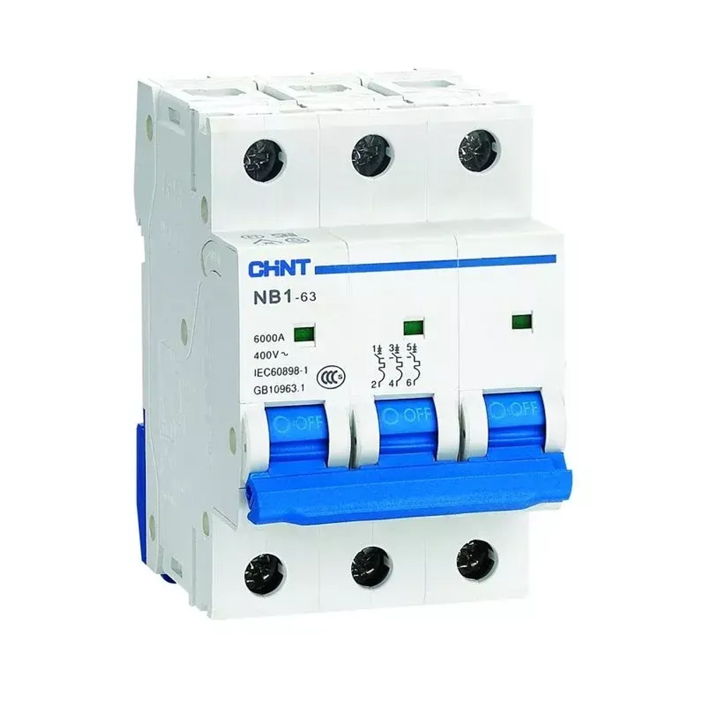 CHINT Авт. выкл. NB1-63 3P 16A 6кА х-ка C (R) 179700 Chint