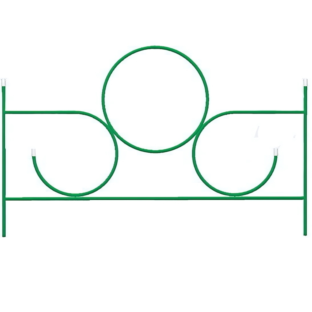 Заборчик садовый «Сияние» 50*72*360см (5 деталей)