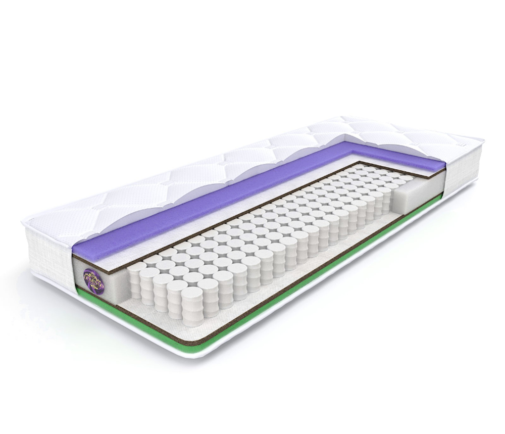 Матрас BABY DUET TFK 600*1200 (чехол жаккард) Детский матрас на независимом пружинном блоке, на основе высокоэластичной пены и кокосовой койры.