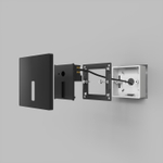 DK1030-BK Светильник встраиваемый в стену, IP 20, LED 3000K, 3 Вт, черный, алюминий