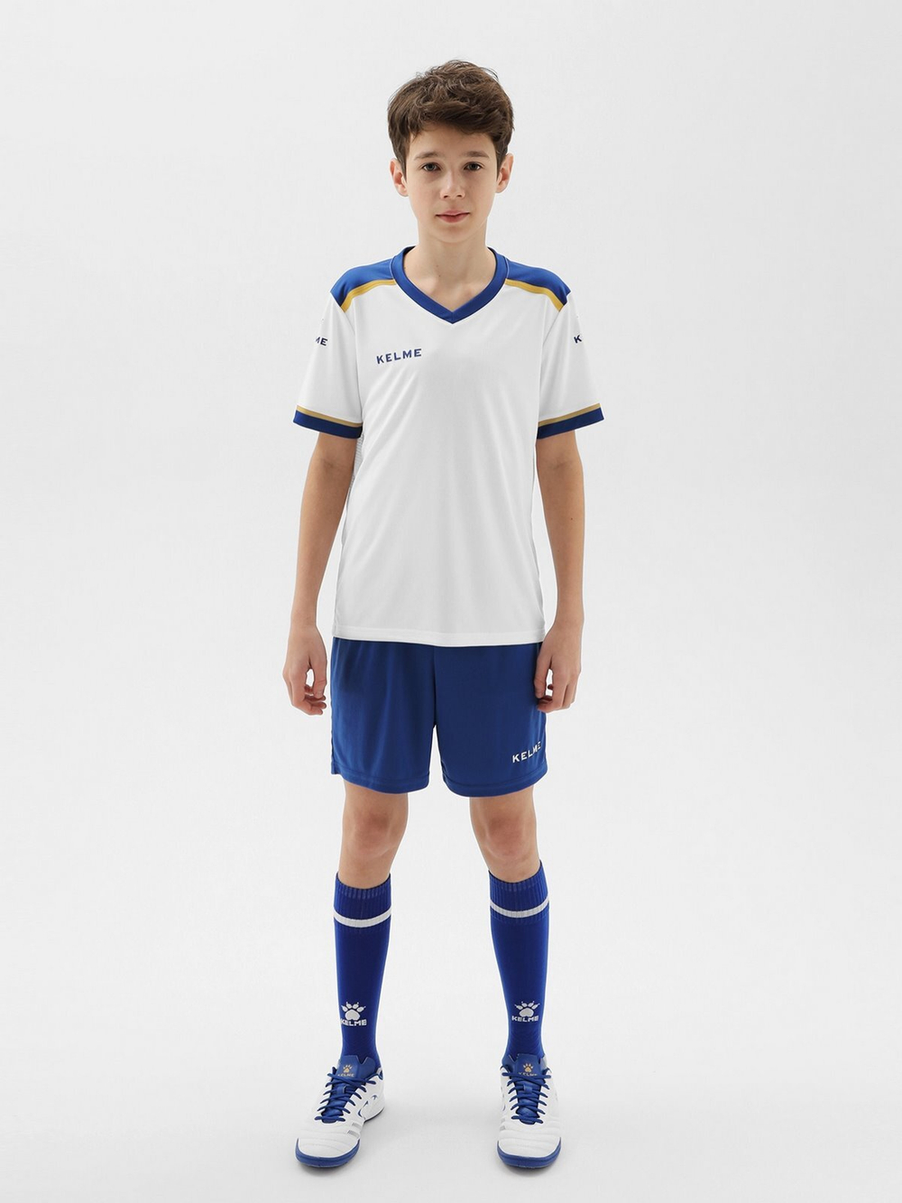 Детская футбольная форма KELME белый