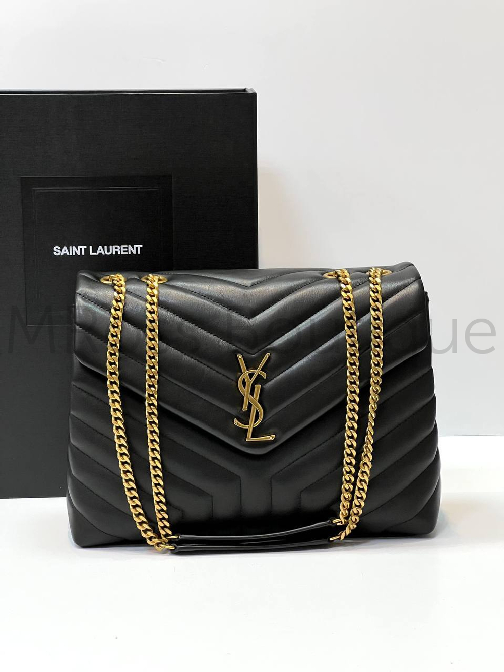 Ysl loulou medium gold shop
