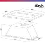 Вытяжка OASIS UM-50WG