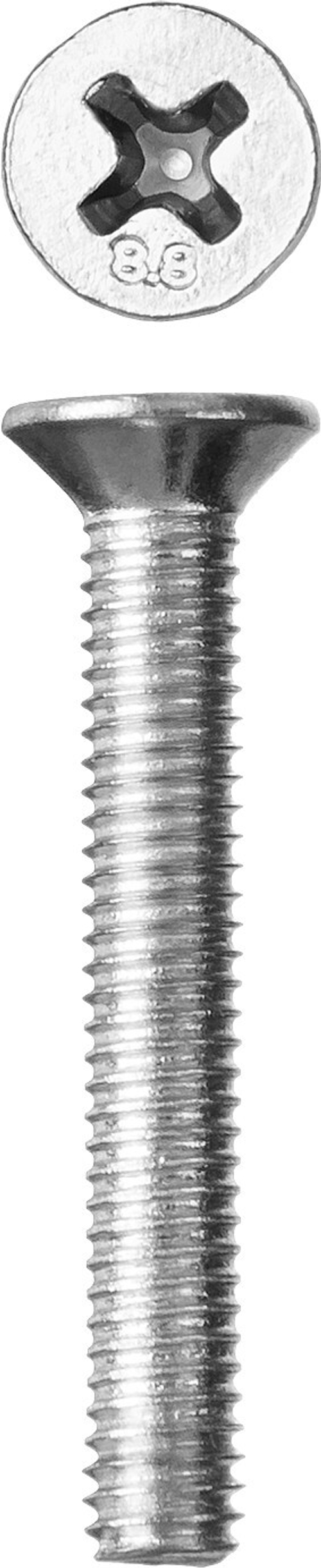 Винт DIN 965, M3x16 мм, 32 шт, кл. пр. 5.8, оцинкованный, ЗУБР