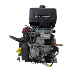 Двигатель LIFAN KP1100E 18A (30л.с, катушка 18А, вал 25мм, ручной/электро стартер)