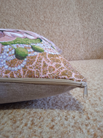 Декоративный гобеленовый чехол для интерьерной подушки Очарование 38*38