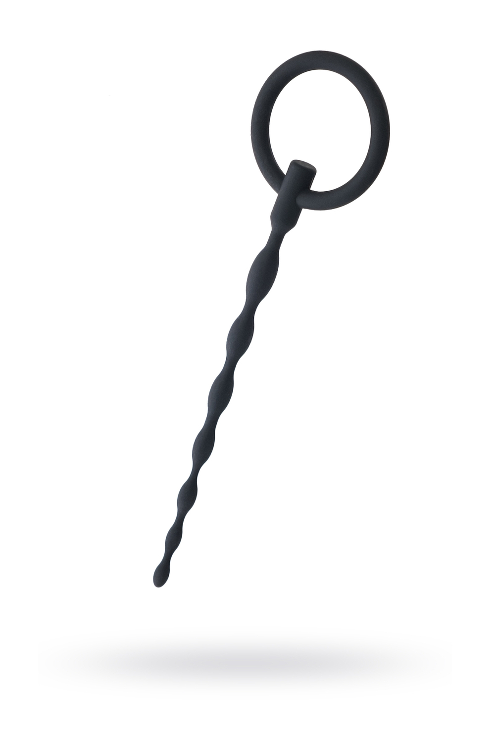 Уретральный плаг из силикона черный 16 см