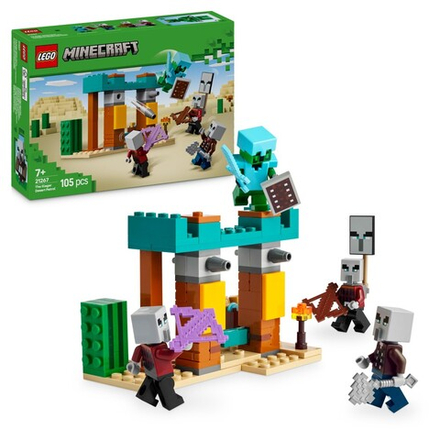 LEGO Minecraft - Пустынный патруль злодеев 21267
