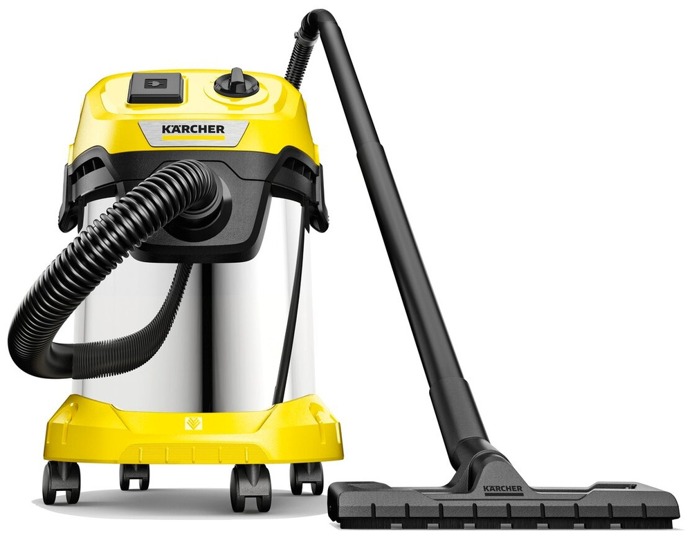 Хозяйственный пылесос KARCHER WD 3 P S V-17/4/20 (YSY) *EU 1000 Вт,17 л,шланг 2 м (1.628-190.0)