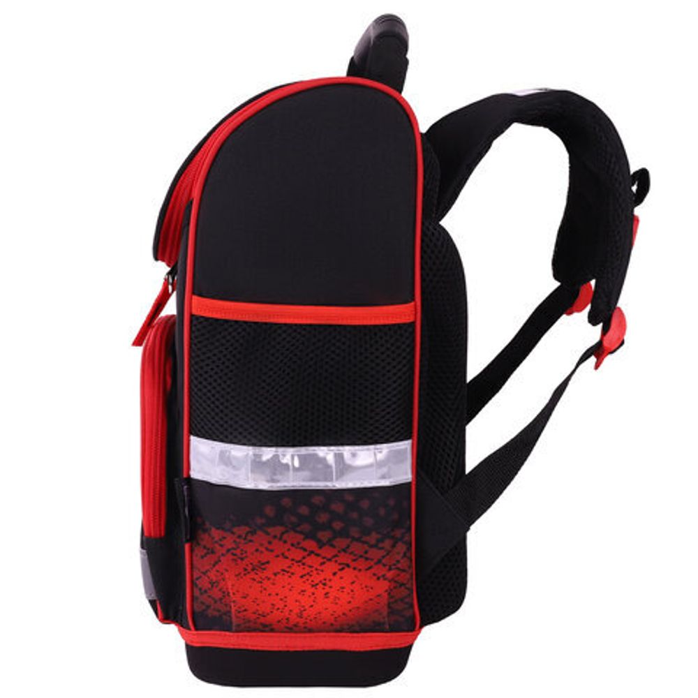 Ранец ЮНЛАНДИЯ WISE, 1 отделение, 3 кармана, устойчивое дно, "Football camp", 37x29х15 см, 271400