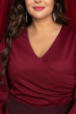 Платье Иллюзия (винный) П14435-13М LT Collection