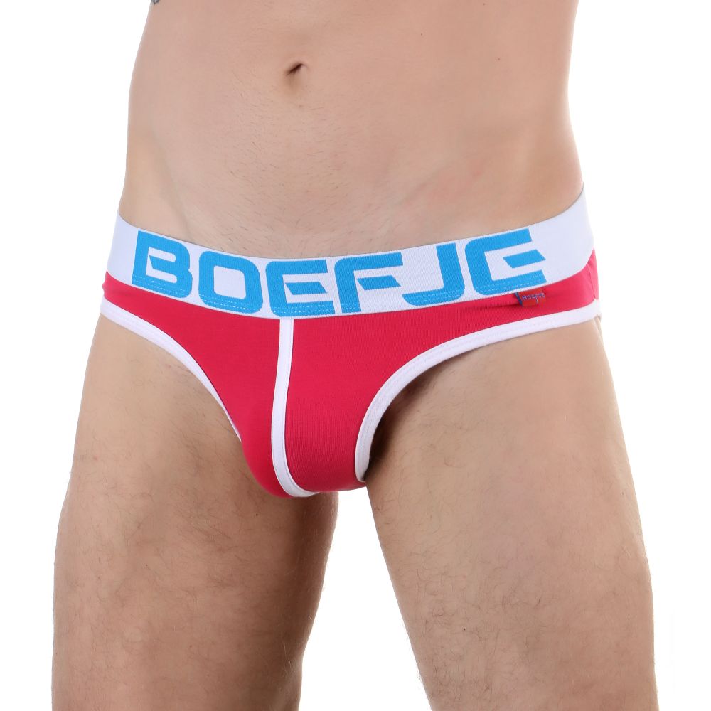 Мужские трусы слипы красные &quot;Fuck you&quot; Boefje