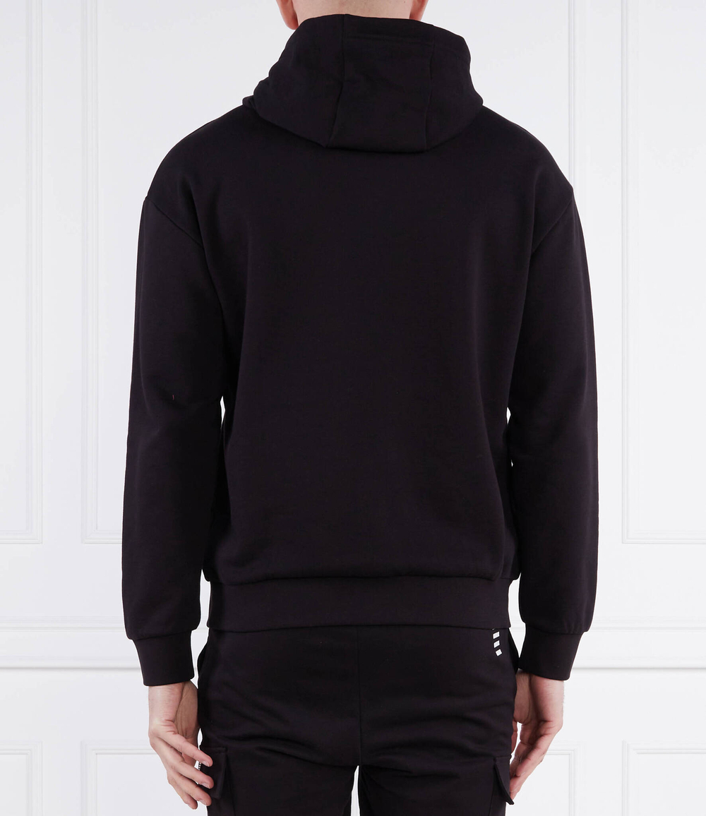 Худи EA7 - черный(3RUM07 PJEQZ)