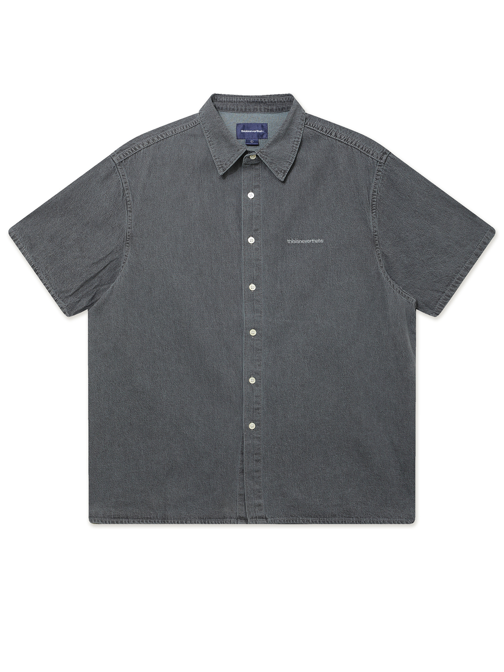 Мужская Рубашка Washed Denim
