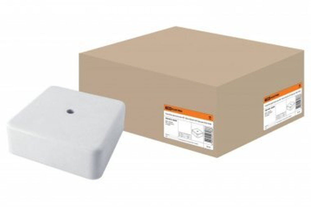 Коробка расп. КР 100х100х44 ОП белая IP40 TDM SQ1401-0209