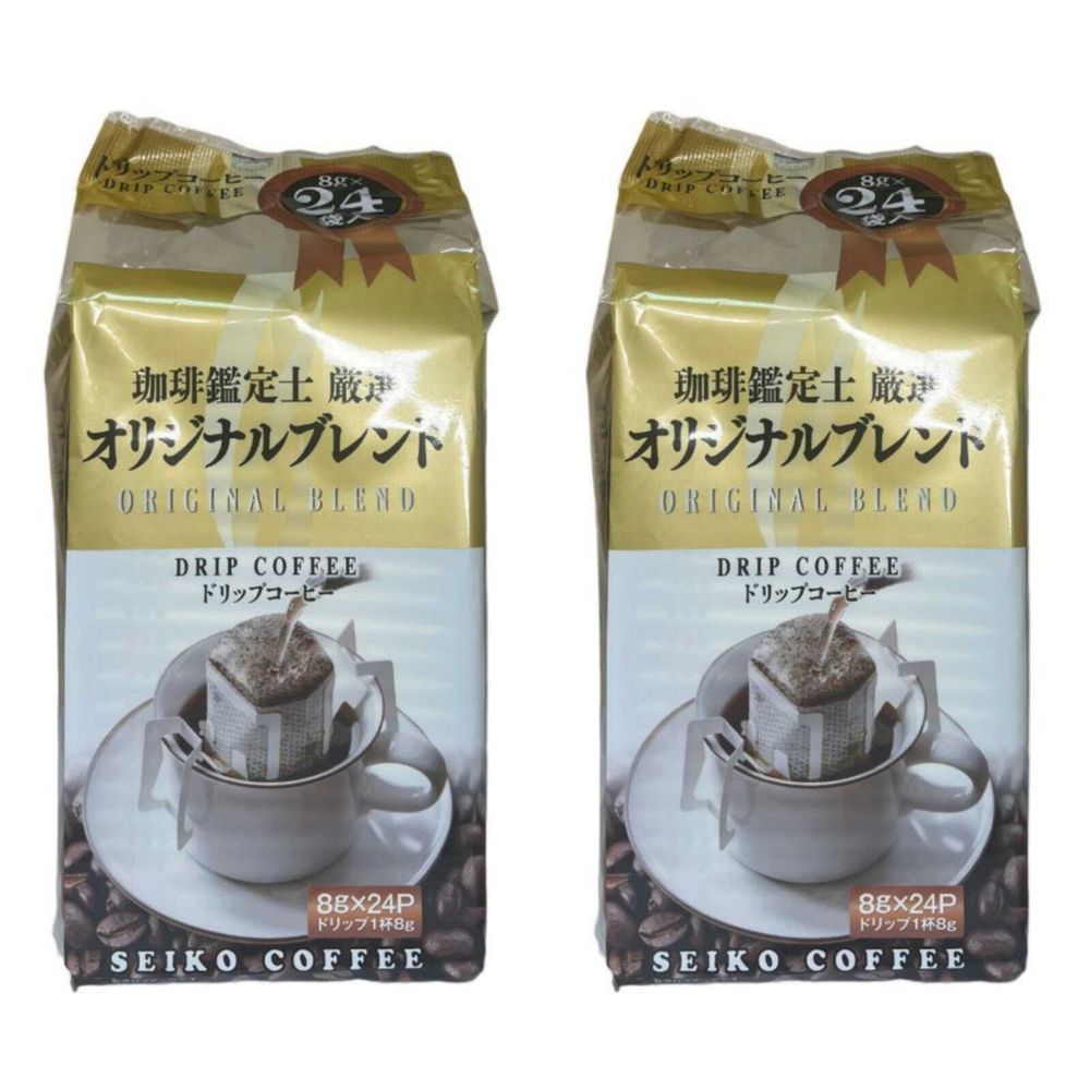 Кофе молотый Seiko Original Blend в дрип-пакетах, 24 шт, 2 упаковки