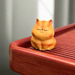 Фигурка Котик Астанинский, глина, 6 см