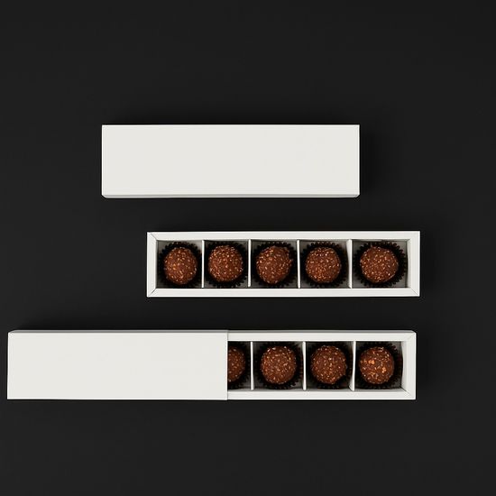 Упаковка для 5 шоколадных конфет