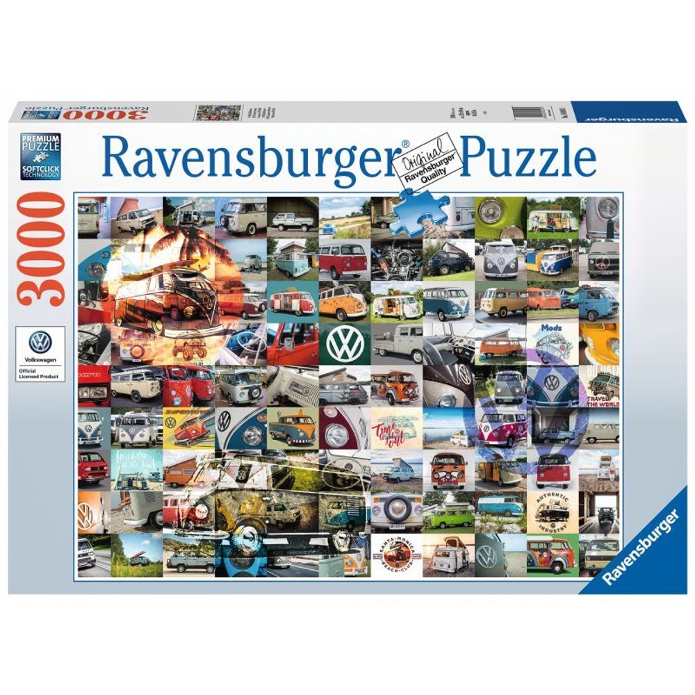 Ravensburger - Пазл 99 моментов VW Volkswagen T1 3000 шт. 160181