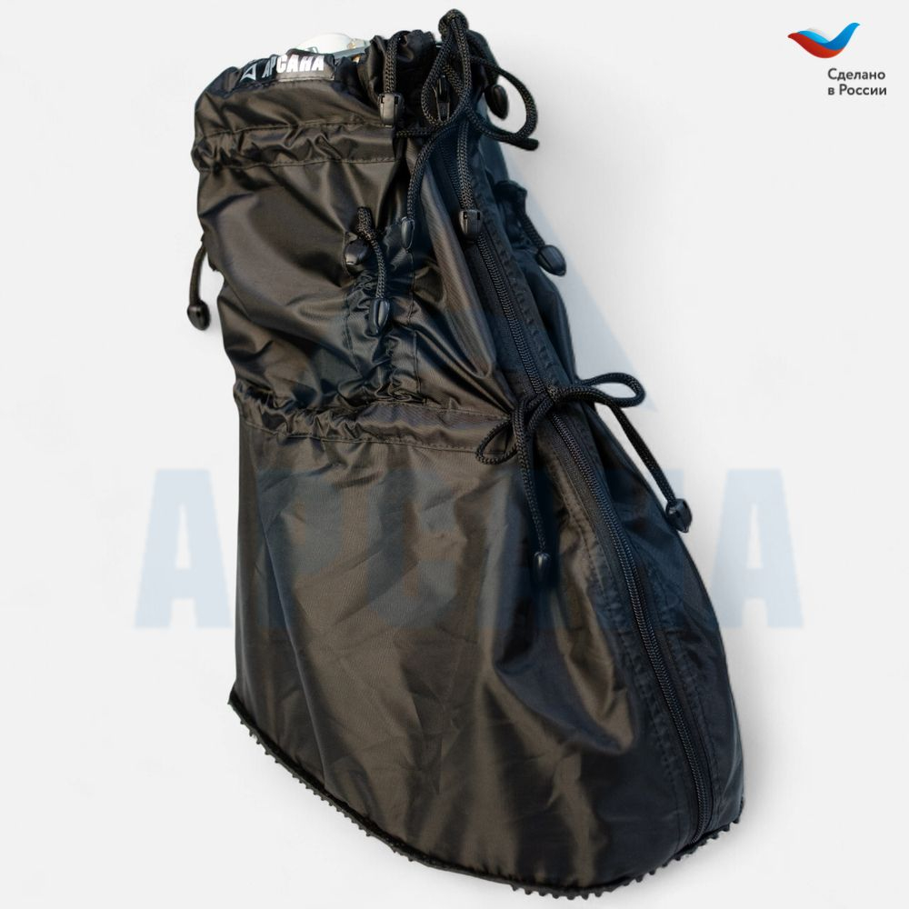 Чехол на холодную зиму (до -30 С) с подошвой из резины на аппарат Илизарова на голени и стопе. ОГСРЗУ-11.