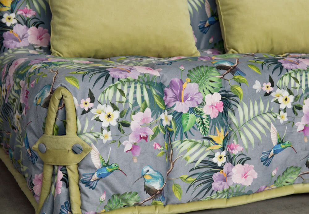 Велюр Колибри Грей