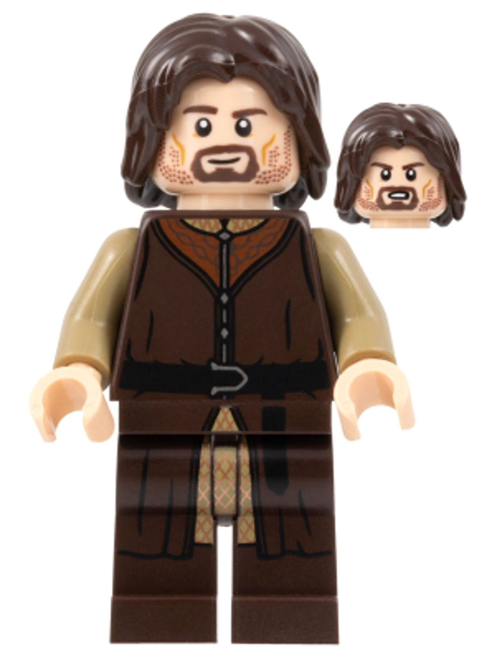 Минифигурка LEGO lor129 Арагорн - Темно-коричневые ноги