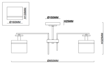 Люстра потолочная 8*Е14 1045/03/08PT золото Chart Stilfort