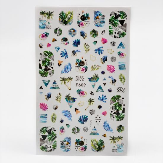 Наклейки для ногтей №F609