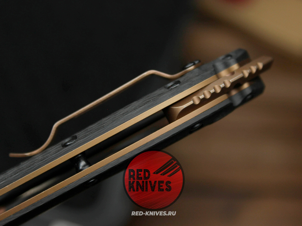 Нож Benchmade Mini Bedlam 865-02 Custom , рукоять Carbon Fiber