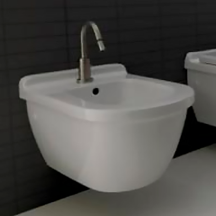 Биде подвесное AXA Due, белое 1602001