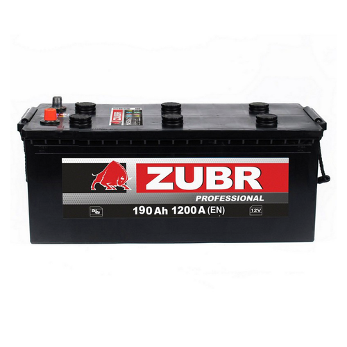 Аккумулятор ZUBR Professional (190Ah, 1250A, R+) ZPT1904