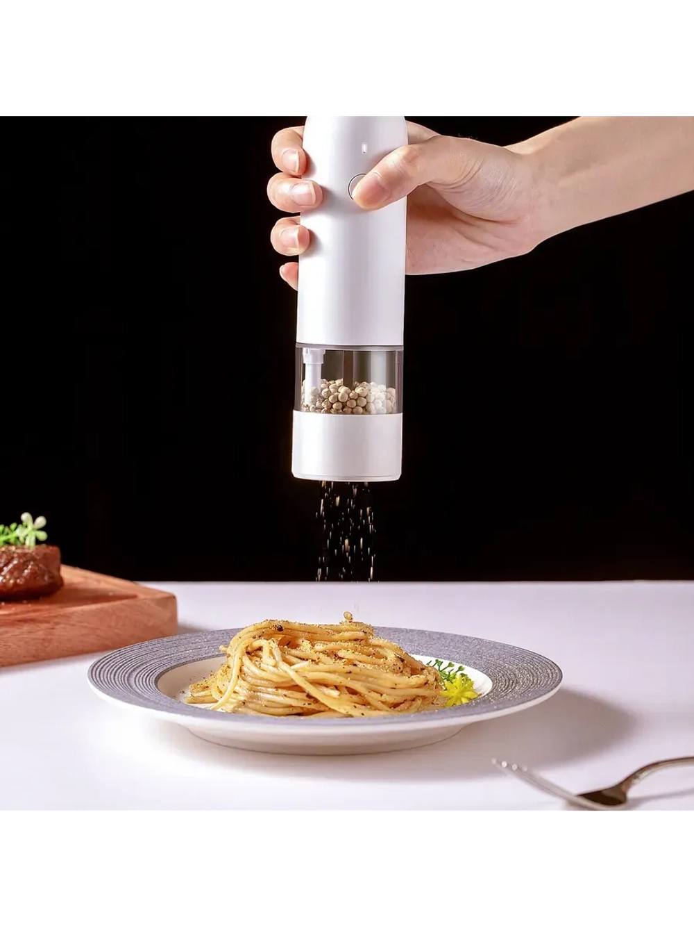 Мельница электрическая для соли перца с подсветка