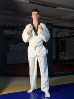 Добок для тхэквондо Tomorrow Star черный воротник