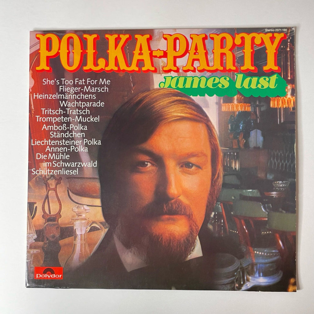 Винтажная виниловая пластинка LP James Last Джеймс Ласт Polka Party (Germany 1971)