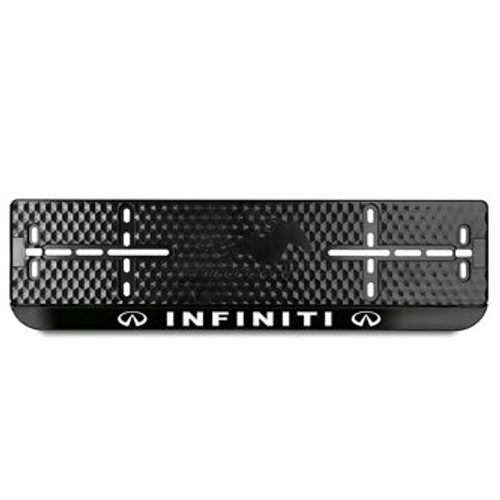 Номерные рамки на авто с LED подсветкой надписи Infinity