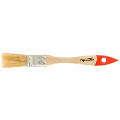 Кисть плоская Slimline 3/4» (20 мм), натуральная щетина, деревянная ручка Sparta