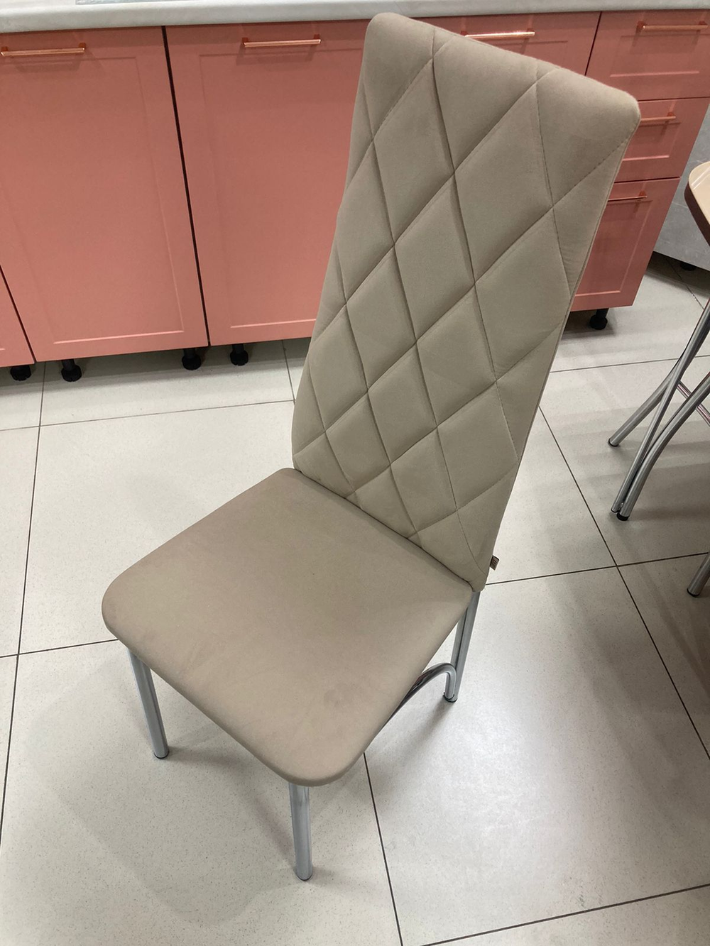 Стул Арни велюр бежевый