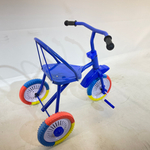 Велосипед детский трехколёсный металлический H-19552-B2-1 (в коробке 6шт.)