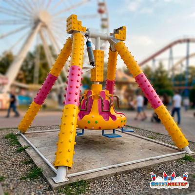 Аттракцион тарелка «Космический переворот», 5 мест, 6,6×5,8×4,5 м