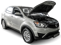 Упоры капота АвтоУпор для SsangYong Actyon II рестайлинг 2013-2021, 2 шт., USSACT012