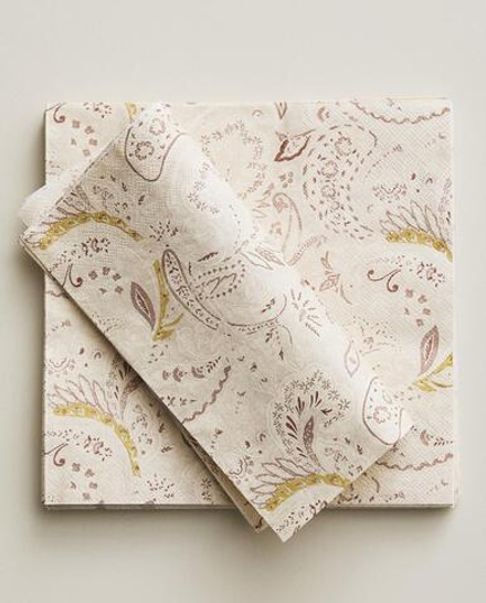 Бумажные салфетки Zara Home, бежевый, 20 шт., 1207/022