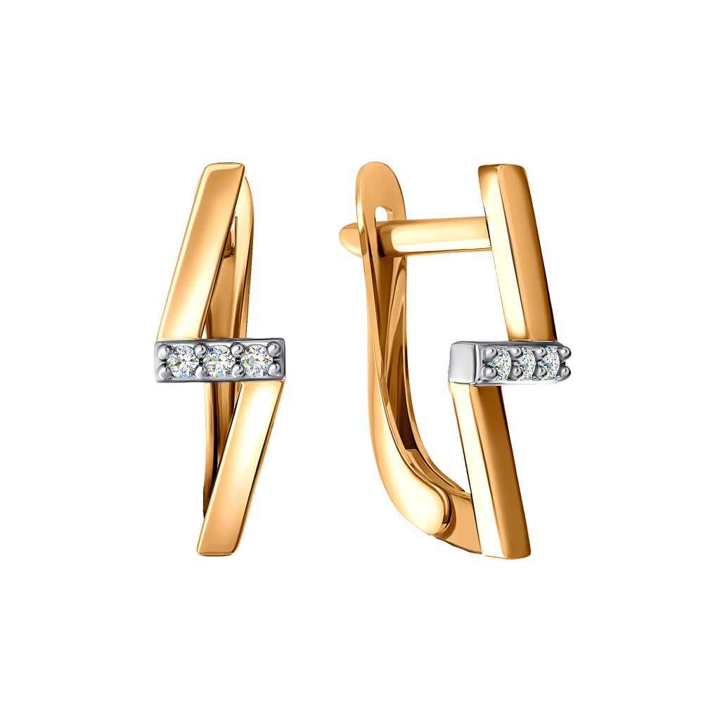 Серьги из золота 585 пробы