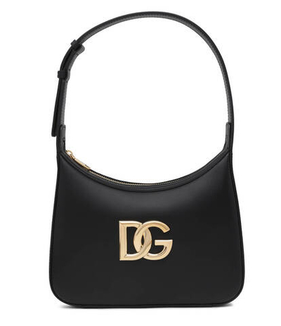 Кожаная сумка хобо 3.5 Dolce & Gabbana - черный(BB7598 AW576)