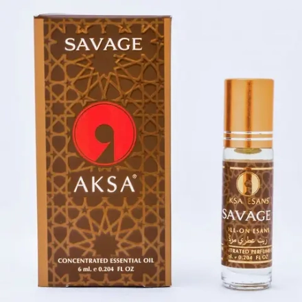 Арабские Масляные Духи Роллер 6 мл REHAB AKSA SAVAGE