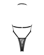 Пикантное боди-стринг Xenita с анималистическим принтом